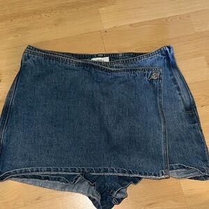Denim Skort